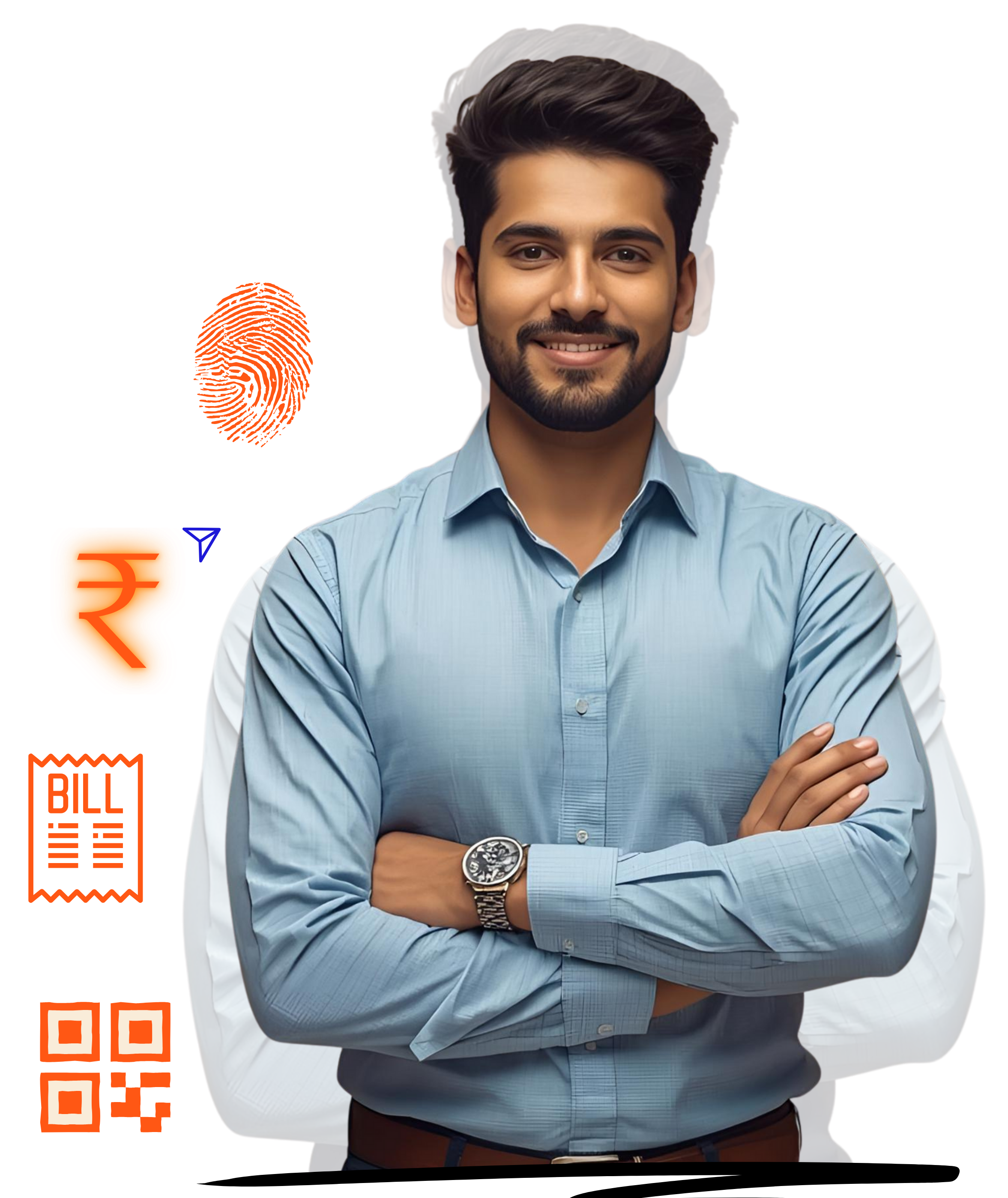 Pe2Bharat digital services illustration